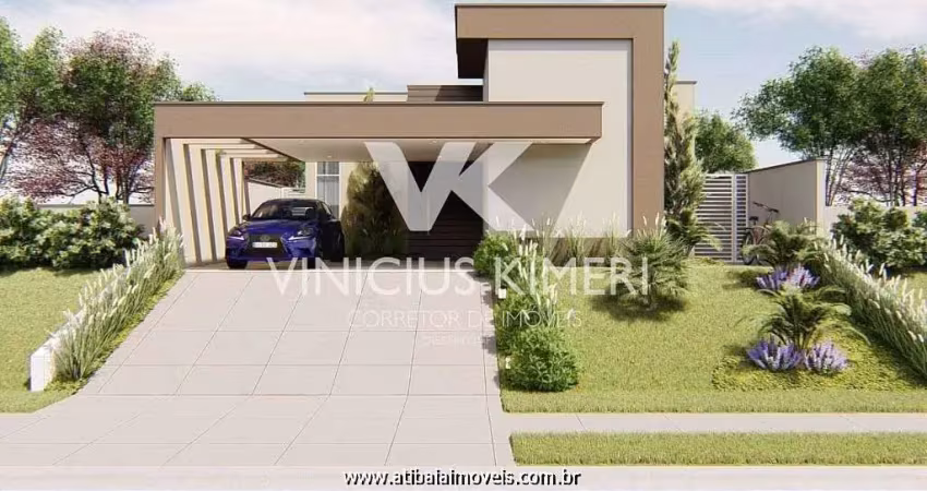 Casa a venda no condomínio buona vita em atibaia com 3 suítes