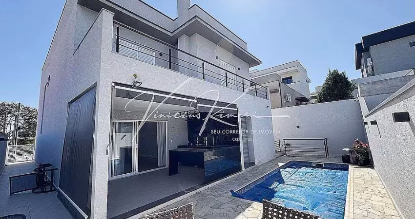Casa semimobiliada no condomínio terras de atibaia i