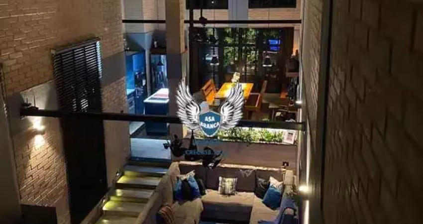 Casa estilo loft + escritório  (projeto assinado por designer de interiores)