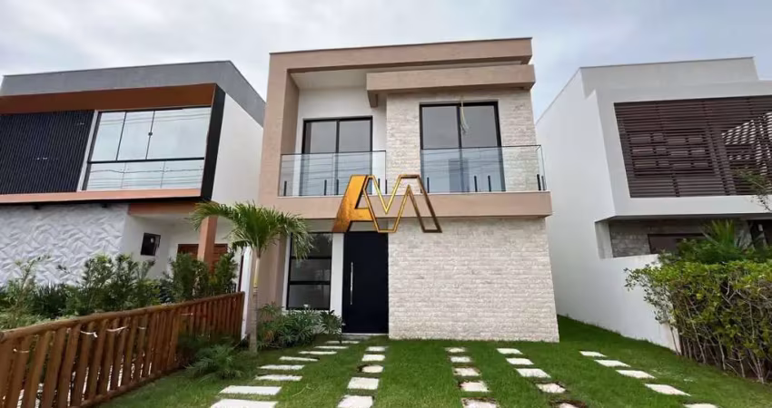Casa em condomínio fechado com 4 quartos à venda na Rua Sucupió, 100, Abrantes, Camaçari