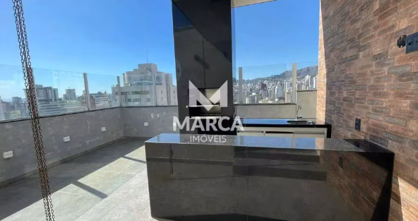 Cobertura para aluguel, 3 quartos, 3 suítes, 2 vagas, santo antônio - belo horizonte/mg