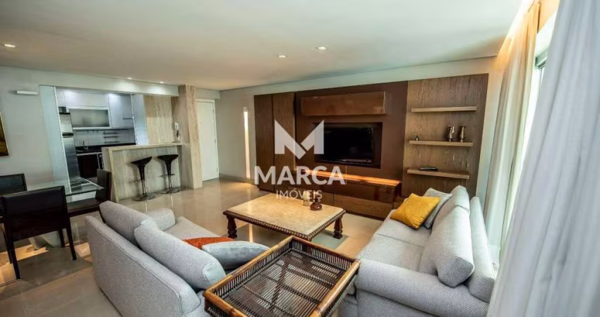 Apartamento com 2 quartos, 100% mobiliado com lazer completo no Lourdes.