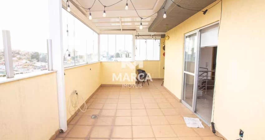 Cobertura para aluguel, 2 quartos, 1 suíte, 2 vagas, Santa Cruz - Belo Horizonte/MG