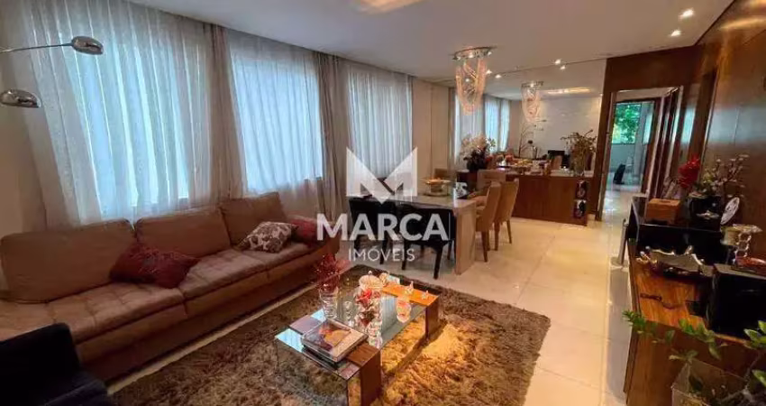 Apartamento à venda, 3 quartos, 1 suíte, 2 vagas, lourdes - belo horizonte/mg