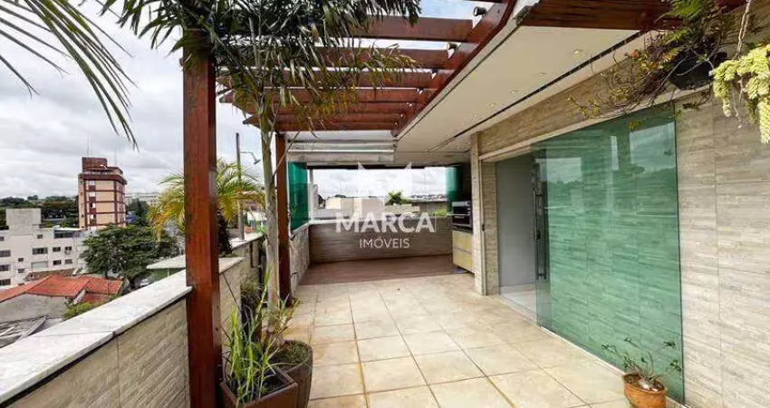 Cobertura à venda, 3 quartos, 2 suítes, 3 vagas, santa rosa - belo horizonte/mg