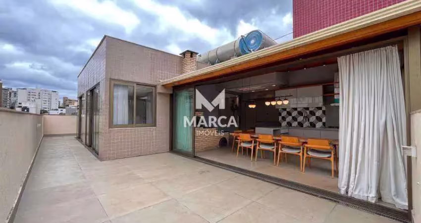 Cobertura à venda, 3 quartos, 3 suítes, 5 vagas, santo antônio - belo horizonte/mg