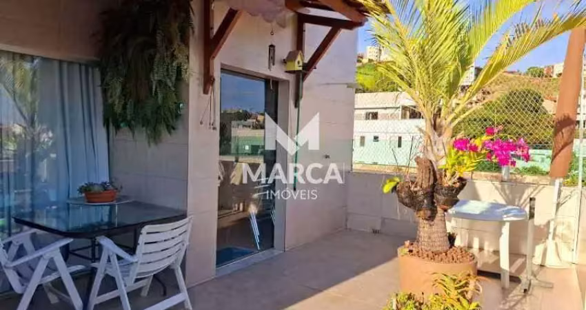 Cobertura à venda, 4 quartos, 2 suítes, 1 vaga, são lucas - belo horizonte/mg
