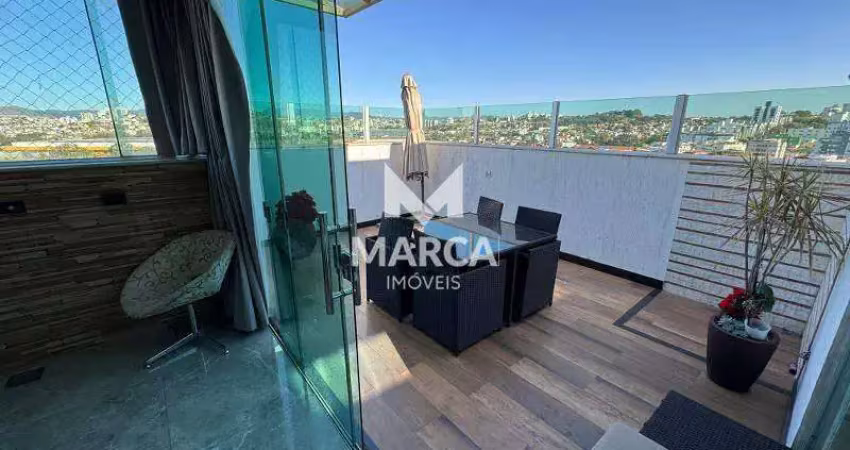 Cobertura à venda, 3 quartos, 1 suíte, 2 vagas, dona clara - belo horizonte/mg