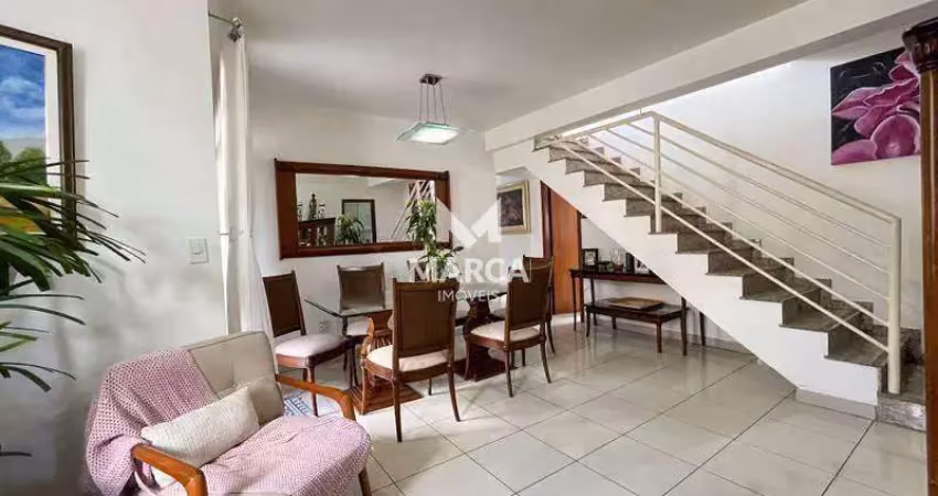 Cobertura à venda, 5 quartos, 4 suítes, 4 vagas, castelo - belo horizonte/mg