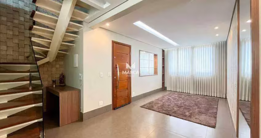 Cobertura à venda, 4 quartos, 1 suíte, 1 vaga, colégio batista - belo horizonte/mg