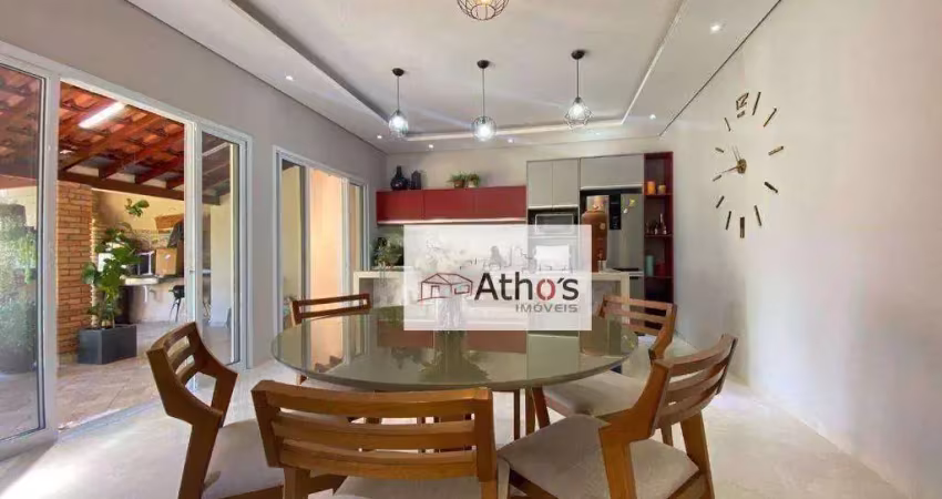 Chacara a venda, terras de itaici, at 1000m² ac 290m², 3 suites 2 com closet, sala, copa e cozinha integradas, piscina, 8 vagas sendo 2 cobertas
