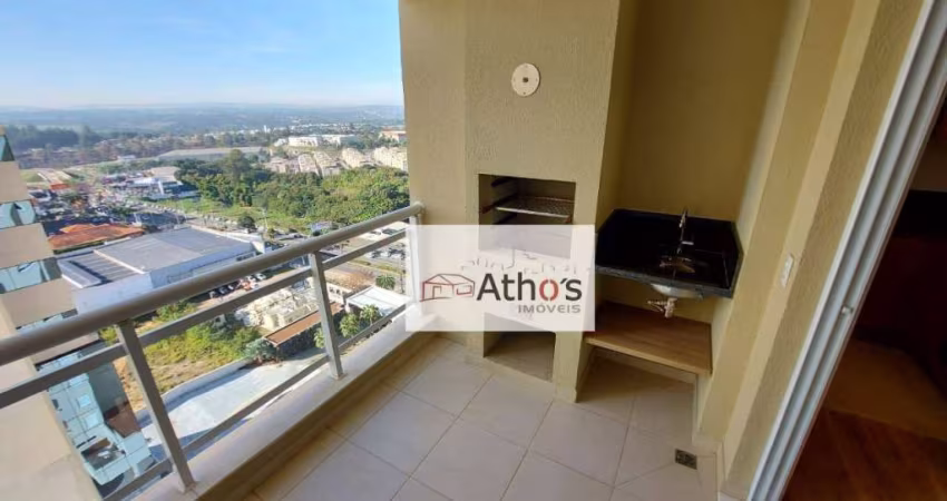 Apartamento com 1 dormitório para alugar, 55 m² por R$ 4.275,00/mês - Sky Towers Home - Indaiatuba/SP