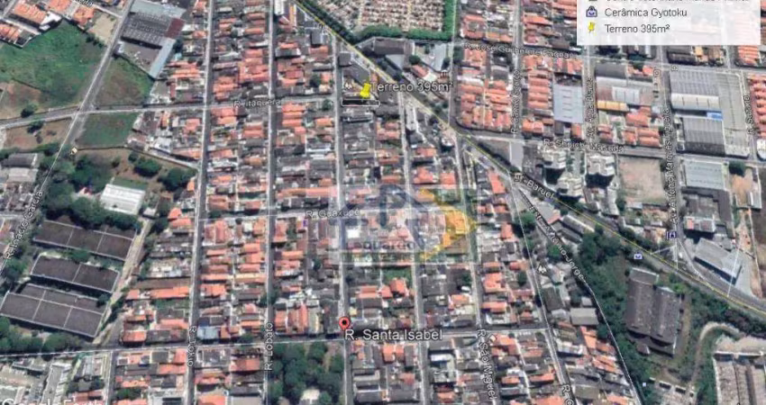 Terreno à venda, 395 m² por r$ 400.000,00 - cidade edson - suzano/sp