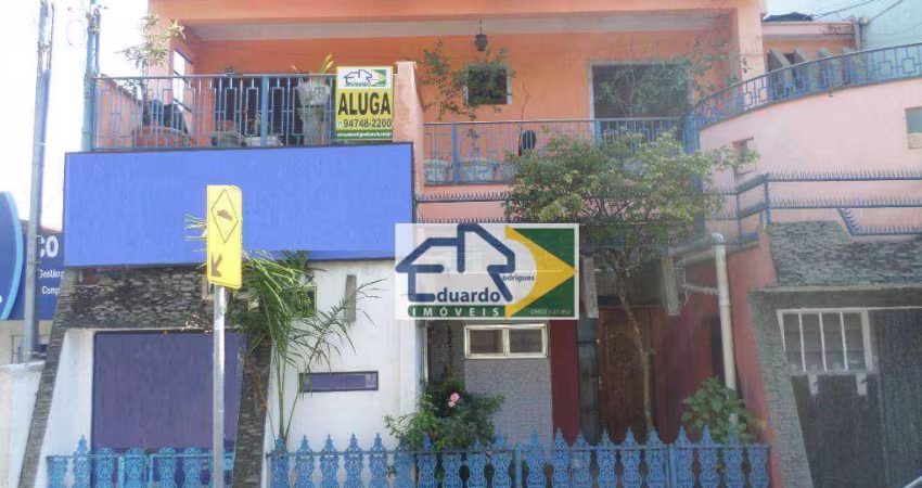 Sobrado para alugar, 137m² por R$ 2.505/mês - Centro - Suzano/SP (garantia fiador ou seguro fiança)