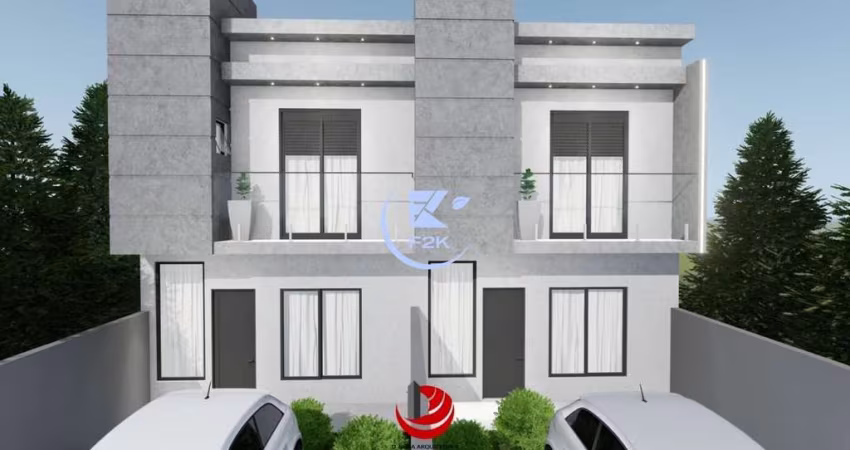 Sobrado à venda Vl. Lavínia 75,56m², 2 suítes, 1 lavabo, quintal, 2 vgas de gara