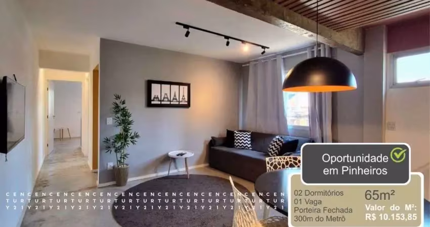 Apartamento à venda no bairro pinheiros - são paulo/sp