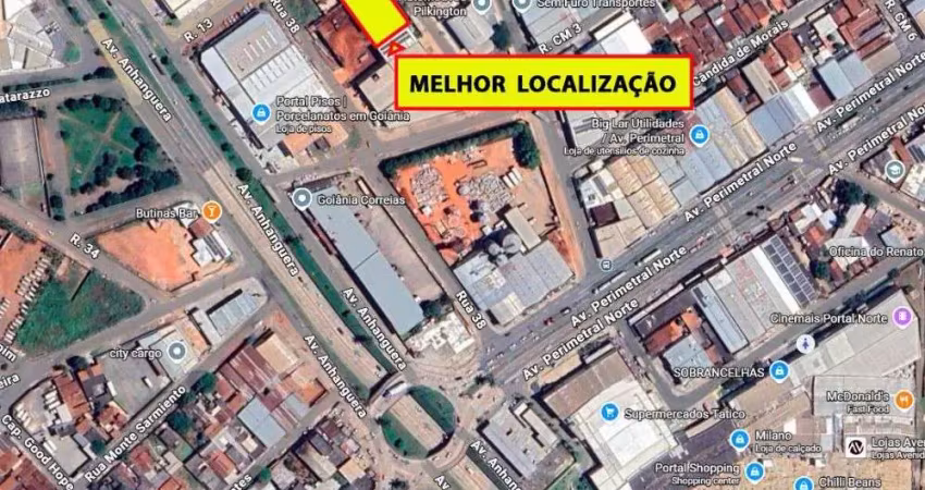 Galpão de 1520 m² disponível para locação no setor santos dumont, localiza entre o st são francisco e st jardim nova esperanca.