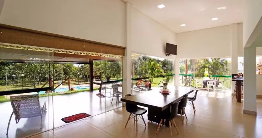 Chácara com 4 dormitórios à venda, 5070 m² por r$ 3.500.000,00 - condomínio alto da boa vista - senador canedo/go