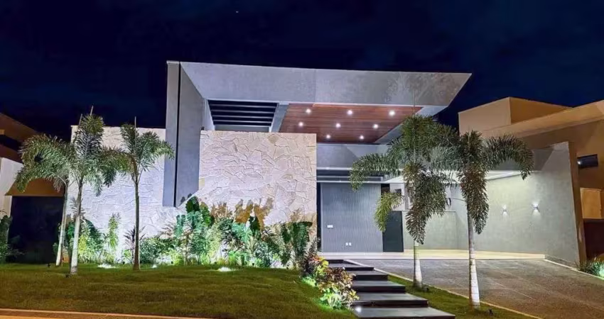 Casa com 3 dormitórios à venda, 290 m² por r$ 3.500.000,00 - portal do sol garden - goiânia/go