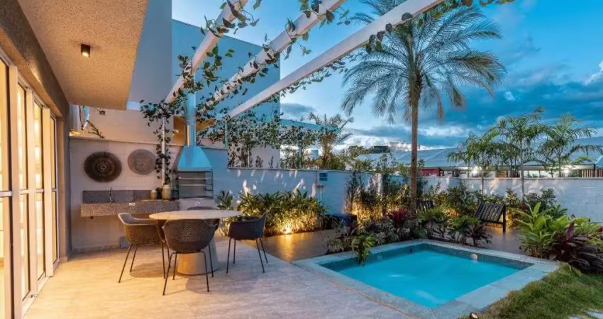 Casa de 110 m² com 3 quartos à venda por r$ 987.000 - cond. jardins frankfurt - senador canedo/go