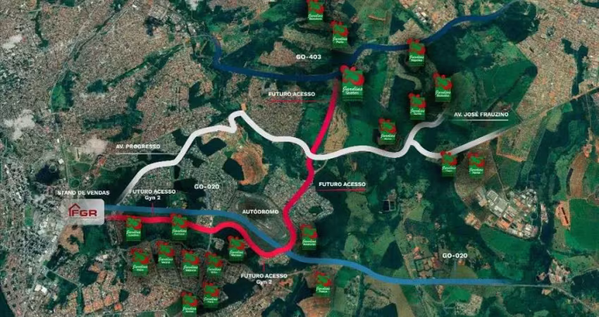 Terreno de 268 m² à venda por r$ 437.000 - jardins quebec - senador canedo/go