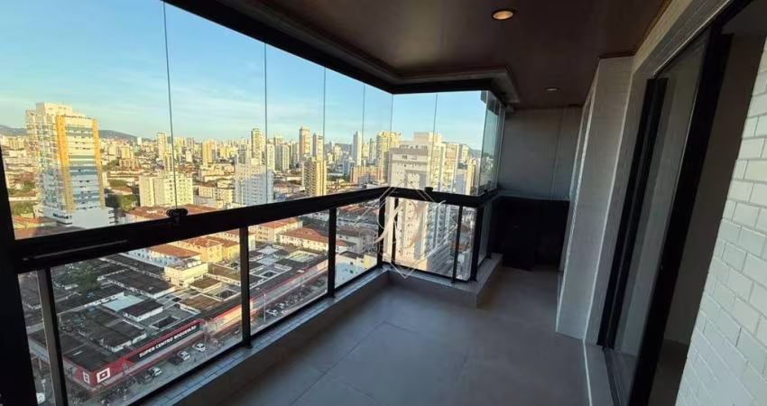OPORTUNIDADE!! Apartamento em prédio novo, com 1 suíte, vaga de garagem e lazer completo em Santos!!