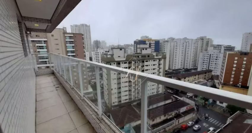 Oportunidade!!! à 1 quadra da praia, apartamento amplo, sacada na sala, lazer completo, vaga demarcada, no bairro boqueirão na cidade de santos!!!
