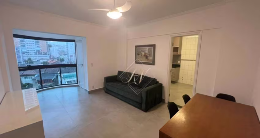 Apartamento com 1 dormitório à venda, 57 m² por R$ 550.000,00 - Boqueirão - Santos/SP