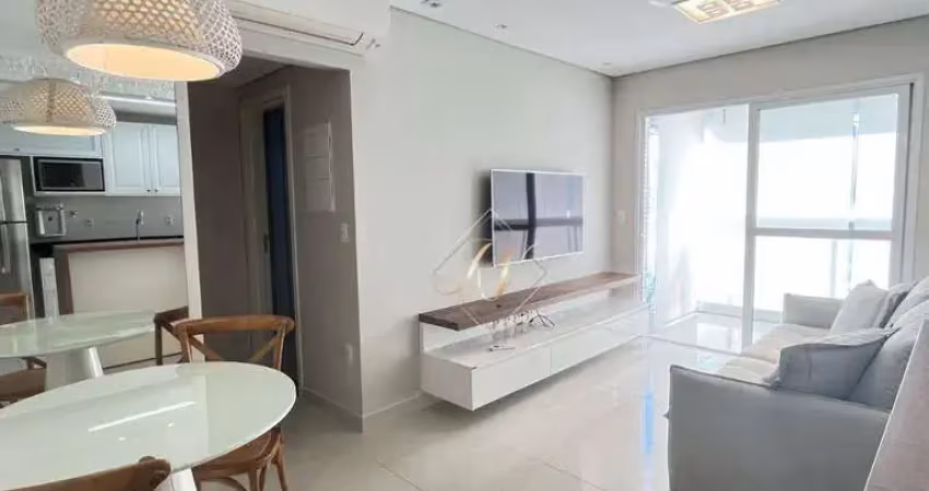OPORTUNIDADE DE LOCAÇÃO, MOBILIADO, SACADA NA SALA FECHADA EM VIDROS, FINO ACABAMENTO, LAZER COMPLETO NA CIDADE DE SANTOS!!!