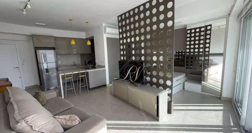 APARTAMENTO STUDIO, MOBILIADO, FRENTE AO MAR, LAZER COMPLETO NA CIDADE DE SANTOS!!!