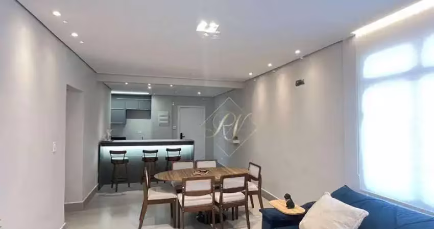 Porteira fechada!!! andar alto, reformado, 3 dormitórios, no bairro gonzaga em santos!!