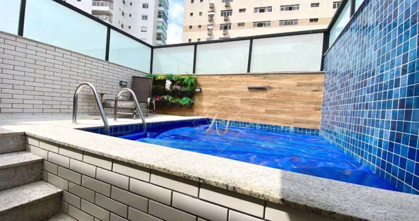 Maravilhosa Casa alta duplex, nova recém construída, impecável e climatizada, no bairro Ponta da Praia em Santos!!!