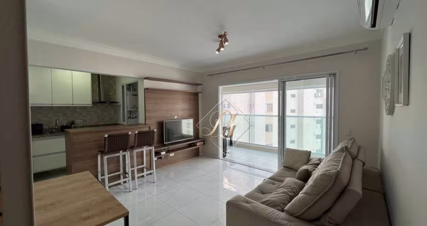 Maravilhoso Apartamento tipo Studio mobiliado, andar alto, vista mar e lazer completo em Santos!!!