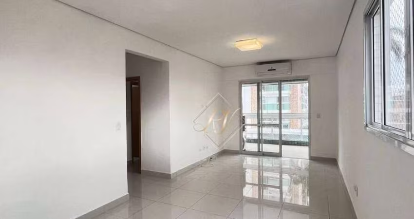 APARTAMENTO AMPLO, 2 DORMITÓRIOS, SACADA NA SALA, VAGA DEMARCADA, LAZER, NA CIDADE DE SANTOS!!!
