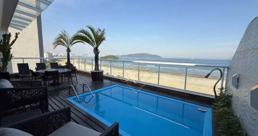 Maravilhosa cobertura penthouse, frente mar, porteira fechada no bairro do itararé!!!