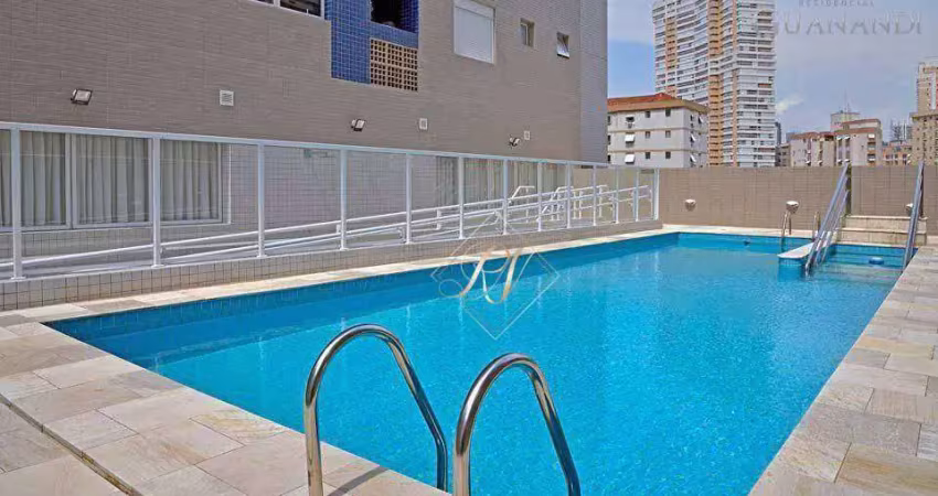 2 suítes amplas, varanda na sala , lazer completo, no coração do gonzaga em santos!!!