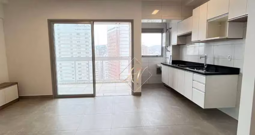 Vista mar, sacada fechada em vidros, quadra da praia, lazer completo na cidade de santos!!!
