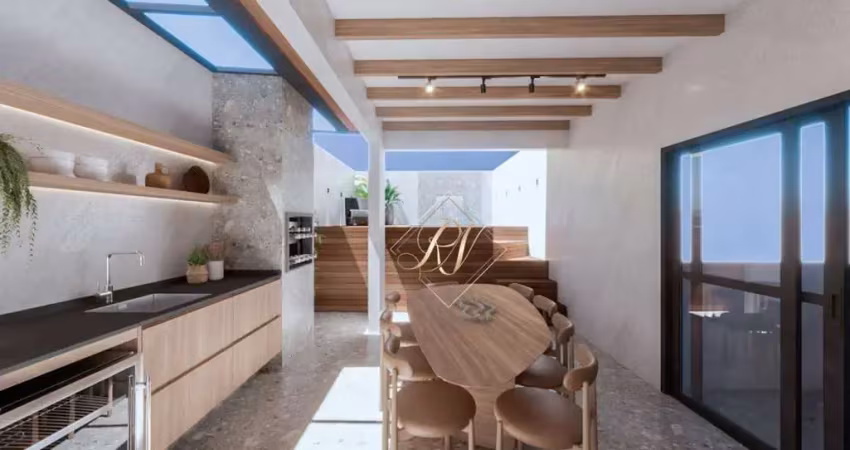 Casa alta duplex, 3 dormitórios, sendo 2 suítes, piscina com cascata e churrasqueira,  no bairro embaré em santos!!!