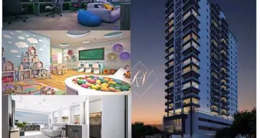 Apartamento com 2 dormitórios à venda, 75 m² por r$ 608.000 - aviação - praia grande/sp