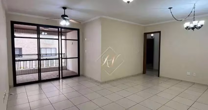Frente, 3 dormitórios, sala ampla com sacada, 2 vagas, no bairro boqueirão em santos!!!