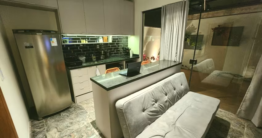 EXCELENTE STUDIO MOBILIADO - LOCALIZAÇÃO PRIVILEGIADA