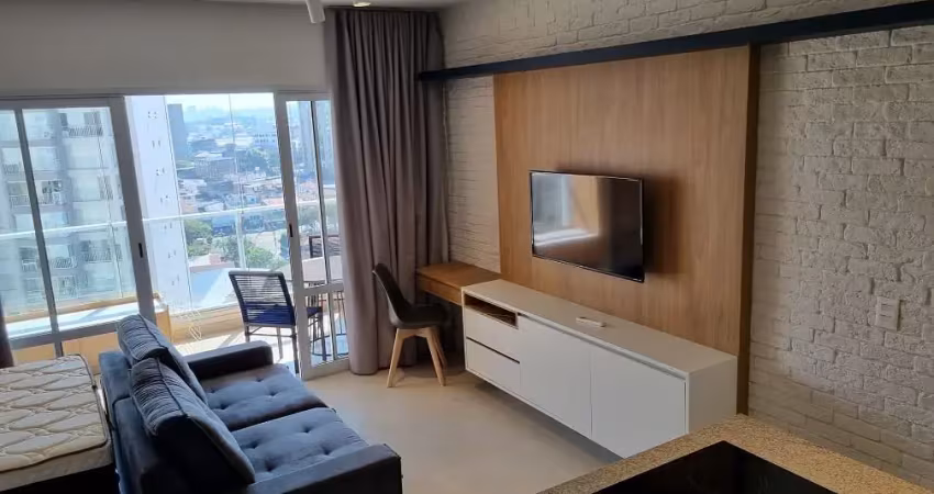 Excelente studio mobiliado - sacada - lazer - localização privilegiada