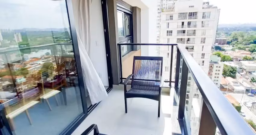 Exzcelente apto mobiliado - varanda - lazer - localização privilegiada