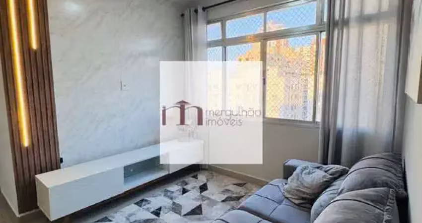 Locação mobiliado, apartamento de 2 dormitorios, embaré, santos