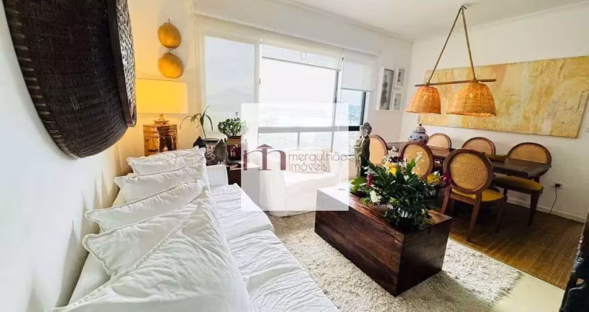 Apartamento mobiliado à venda. 2 dormitórios, santos
