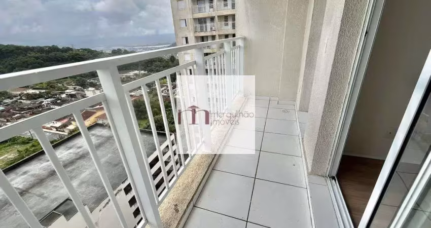 Locação, apartamento 2 dormitorios, elevador, nova cintra, santos