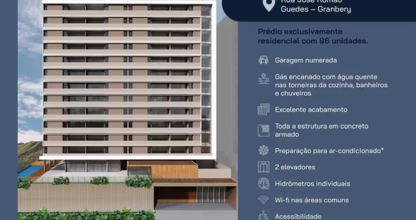 Lançamento no bairro grambery apartamentos 2 quartos comsuíte e lazer completo