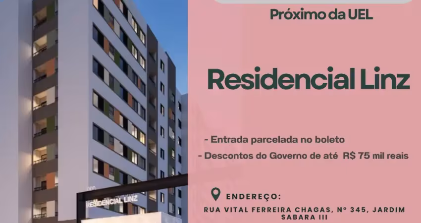 Apartamento com 2 quartos à venda na Rua Vital Ferreira Chagas, 345, Sabará III, Londrina