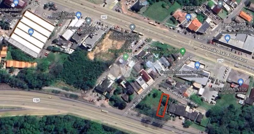 Excelente terreno à venda de frente para BR 158 no Cerrito!