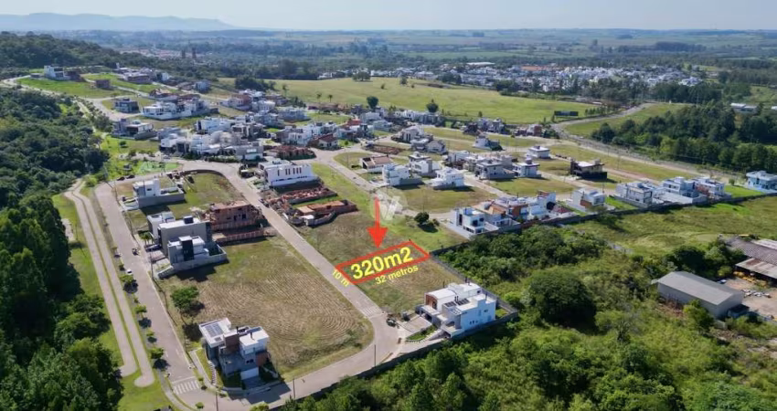 Terreno fundos área verde com 320m² no condomínio Residencial Real Park